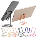 Metal Phone Holder Stand Mobile Smartphone Support Tablet Stand Desk Cell Phone Holder Stand Portable Mobile Holder
