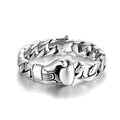Fashion Men's Bracelet Jewelry Silver Sporty Bracelet Stainless Steel Chain Bracelet for Man
