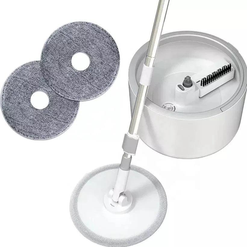 New Design Hand Free Flat Mop Set with Squeeze Bucket Microfiber Mop Cloth Eco-Friendly High Capacity