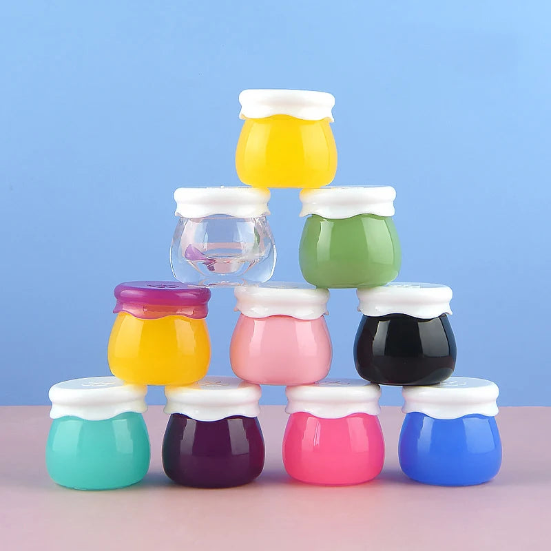 Wholesale 10G Nail Polish Bottle Lip Glaze Korean Style Acrylic Lipstick Fruit Jam Cute Color Face Cream Portable Cosmetics Jars