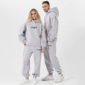 Custom Logo Unisex Tracksuit Men Oversized Hoodie and Joggers Set Plain Blank Cotton Heavyweight Streetwear Sweatshirt Set