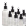 5ml 10ml 15ml 20ml 30ml 50ml 100ml Empty Clear Frosted Glass Essential Oil Dropper Bottle with Dust Cover Cap