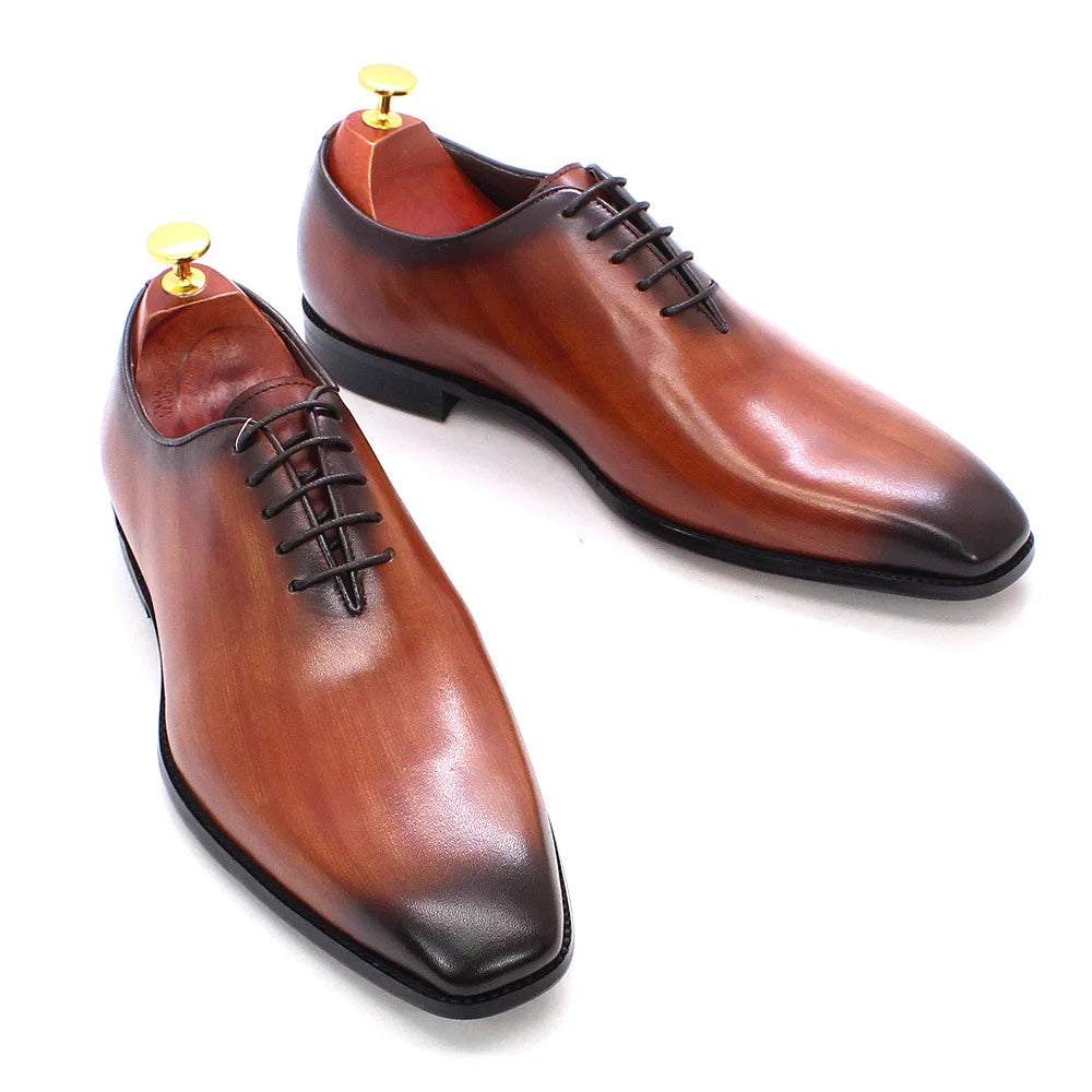 Morili High End Fashion Casual Oxford Shoes Leather Grey Shoes Business Shoes for Wedding Banquet for Mens MSH07