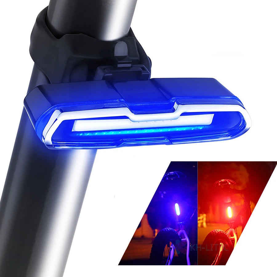 Superbsail Bike Tail Light Ultra Bright Light USB Rechargeable LED Bicycle Accessories Rear Light for Electric Bike Spare Parts