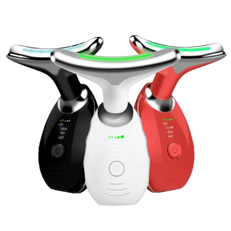 Rechargeable Face Massager Tool Portable Neck Massage Multifunctional Face Neck Massage Machine for Relax at Home Office Travel