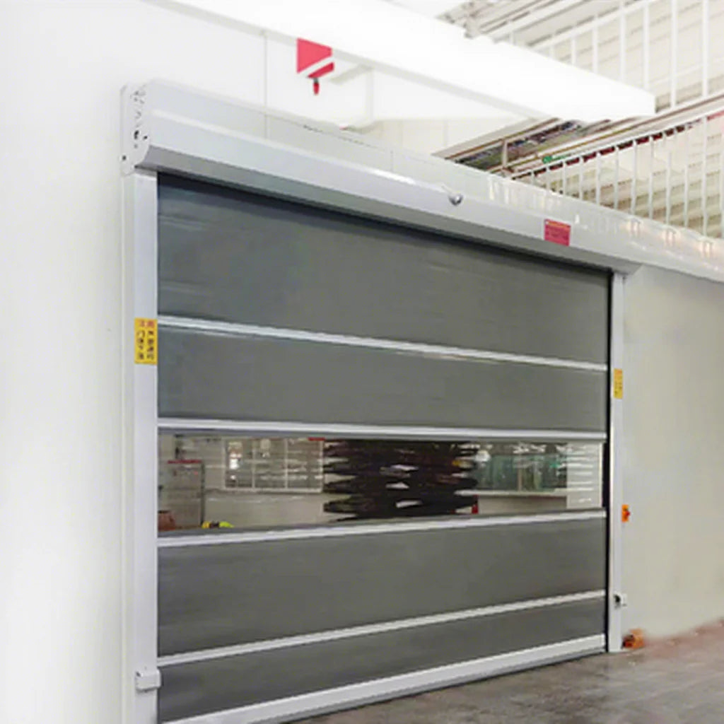 Hot Selling Fast High-Speed PVC Roller Shutter Doors Modern Design Windproof Factory Rapid Industrial Warehouse Interior