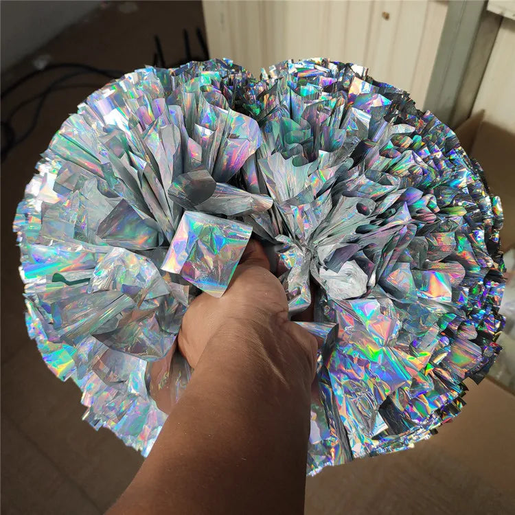 Thickened Solid Middle Double-head Cheerleading Flower Ball Cheerleading Team Hand Pom Pom