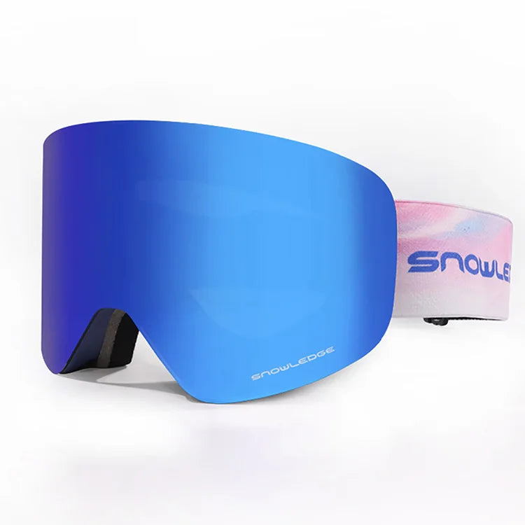 HUBO Sports Design Women's Adult Ski & Snowboard Goggles UV400 Protection Anti-Fog Cylindrical Lens Fashion Snow Sport