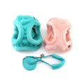 Winter Fur Fuzzy Animal Cartoon Look PET Dog Harness Warm Puppy Dog Vest Small Dog Harness