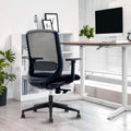 Wholesale Modern Elegant Black Ergonomic Computer Chair Mid-back Executive Manager Swivel Mesh Office Chair