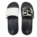 Sublimation Men's Shoes Custom Bathroom Slippers PU Leather Sandals Blanks Flip Flop