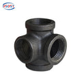 Pipe Fittings Side Outlet Tee Malleable Iron Cast Iron 4 Way 1/2 3/4 Female Furniture Etc 3 Months Black Equal BSPT Round CN;HEB