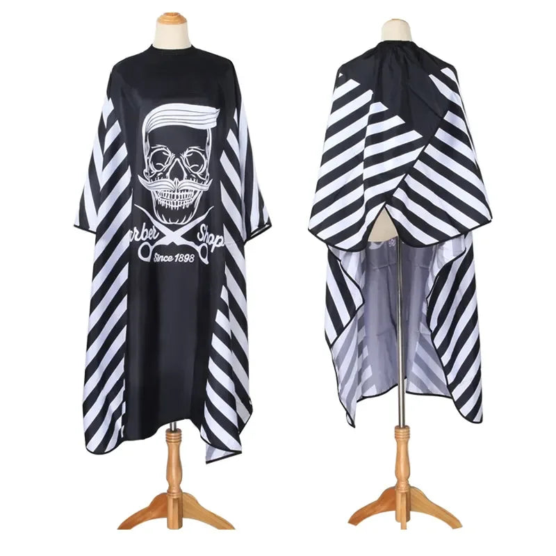 Wholesale Customized Hairdresser Beauty Shampoo Hairdressing Cut Cape Salon Shawl Supplies Printed Cloth Apron
