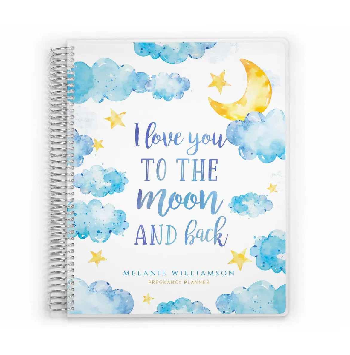 Custom Printing A5 Spiral-bound Pregnancy Journal Hardcover Notebook with 12 Sections and 100 Inner Pages