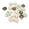 Colorful Letter Charms a to Z Alphabet Pendant Beads for Pendant Earring Key Chain Accessories