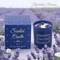 160g Soy Wax Healing Crystal Scented Candles Stress Relief Stone Candle Set Holiday & New Year Spiritual Gifts for Man & Woman