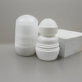 Matte Finish 50ml Cosmetic Roll Bottle Empty Plastic PP Essential Oil & Deodorant Roller Packaging for Perfume & Lotion