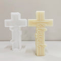 Virgin Mary Jesus Cross Redemption Church Father Christianity Easter Candle Gypsum Resin Soap Silicone Mold