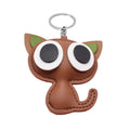 PU Leather Cute Cat Key Chain Pendant Car Key Decorative Pendant Bag Pendant Children'S Gifts Free Gifts Can Be Customized
