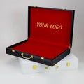In Stock Luxury Album Leather Boxes Mdf Wood Suitcase Keepsake Baby Luxury Gift Box for Clothing Cosmetic