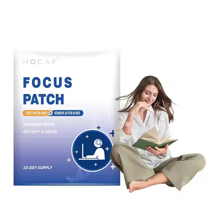 Private Label Focus Patch Natural Vitamin Concentration Transdermal Patch for Body Wellness