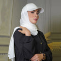 Sharut 2024 Wholesale Ready to Wear Muslim Women Georgette Shawl Instant Hijab With Baseball Cap Chiffon Sporty Instant Hijab