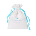 Eco Friendly Satin Gift Bags Cosmetic Make up Dust Bag Clothing Swimwear Clothing Drawstring Pouch Custom Logo