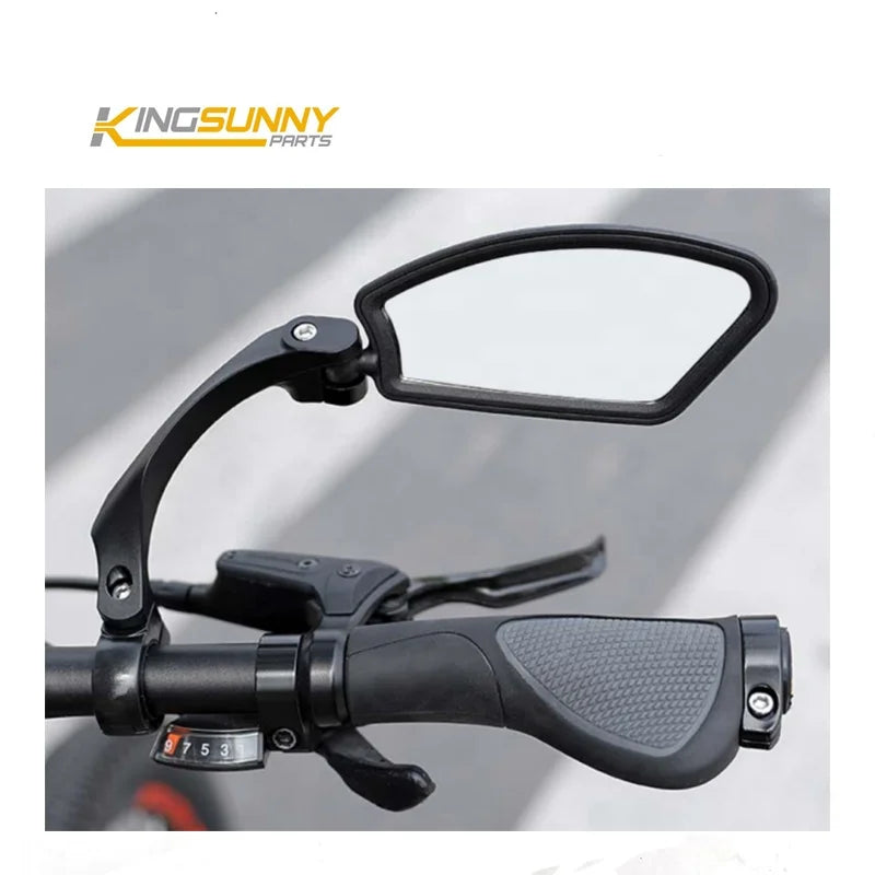 Bicycle Accessories Adjustable Rear View Mirror 360 Degree Rotate Handlebar Mount Flexible Cycling Back Mirror for Road Bikes