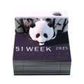 Kawaii Stationery Gift Set for School 3D Memo Pad Custom Calendar 2025 Cute Panda Sticky Note Paper Notepads Gift Items for Kids