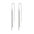 Factory Wholesale 925 Silver Earrings for Women Fashion Gift Party Long Classic New Arrival  Earrings