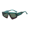 STORY OT22004 Flat Top Triangle Cat Eye Sunglasses Personality Irregular Sunglasses Clear Lens Fashion Optical Glasses