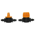 4mm Garden Micro Drip Irrigation Fittings Mini Valve Hose Pipe Water Flow Control Valve