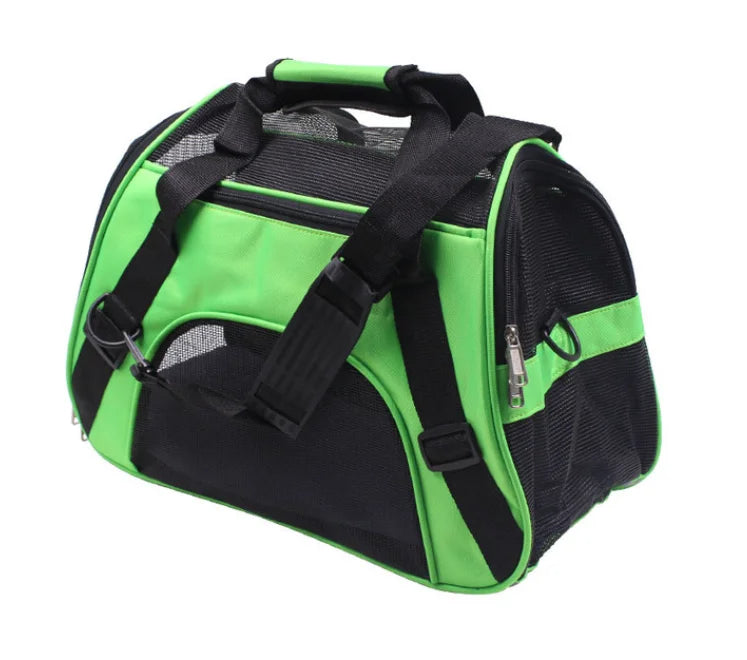 Cat Carrier Fashion Foldable Soft-Sided Cat Bag Pet Cages Carrier for Travel Cat Bag Pet Carrier