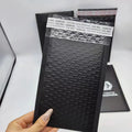 Wholesale Custom Padded Envelope Custom Printed Matte Black Bubble Mailers With Logo Shipping Bags for Clothing
