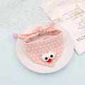 Cute Cotton Dual-use Scarf Decorate Cats and Dogs Bandana Pet Saliva Towel Triangle