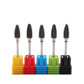 Manicure Special Black Ceramic Nail Drill Bit XF-4XC Grit Customizable Color Handle Diameter High Hardness Corrosion Resistant