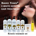 Customizable Formaldehyde-Free Keratin Hair Care Kit Coconut Oil Argan Oil Organic Nourishing Silicone-Free Deep Cleaning