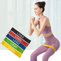 Custom Logo Wholesale Gym Yoga Rubber Silicone Elastic Fitness Loop Bands Sport Workout Leg Butt Booty Hip Resistance Bands Set