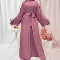 2023 New Style Women Luxury Abaya Elegant Long Dress Islamic Clothing Dubai Muslim Shiny Embroidery Evening Dress