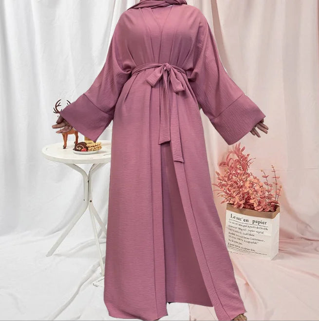 2023 New Style Women Luxury Abaya Elegant Long Dress Islamic Clothing Dubai Muslim Shiny Embroidery Evening Dress