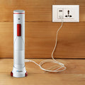 IC700 Electric Wine Opener Rechargeable Cordless Corkscrew Wine Bottle Opener with Removeable Foil Cutter Elegant White