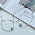 Fine Necklace Jewelry Solid 925 Sterling Silver Jewelry Sets Pearls Necklace Bracelets Wholesale Gold Plated Accessories Women