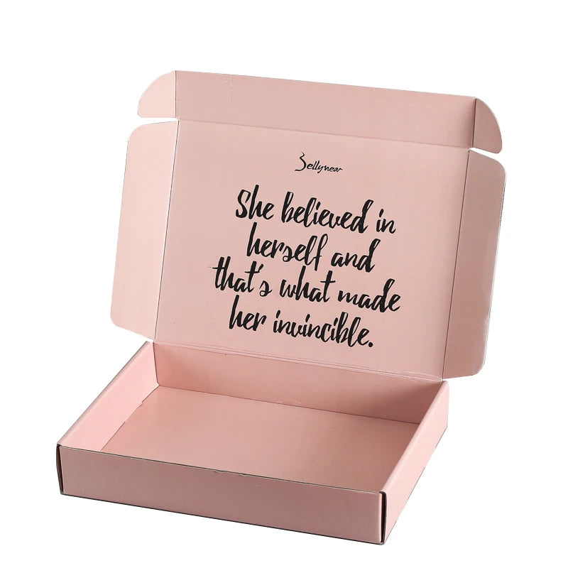 Customized Logo Color Printing Corrugated Express Packaging Clothing Aircraft Box