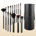 EMF 15pcs Synthetic Hair Beauty Makeup Brush Set With Bag Professional Eye Shadow Makeup Tools Foundation Private Label Brushes