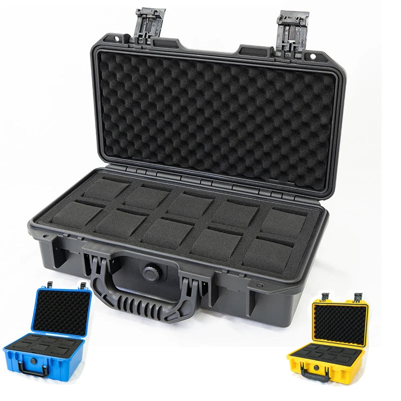 Portable Protective Aluminum Alloy Watch Storage Box Safety Waterproof with 2 6 8 10 15 24 Slots for Watch Collection