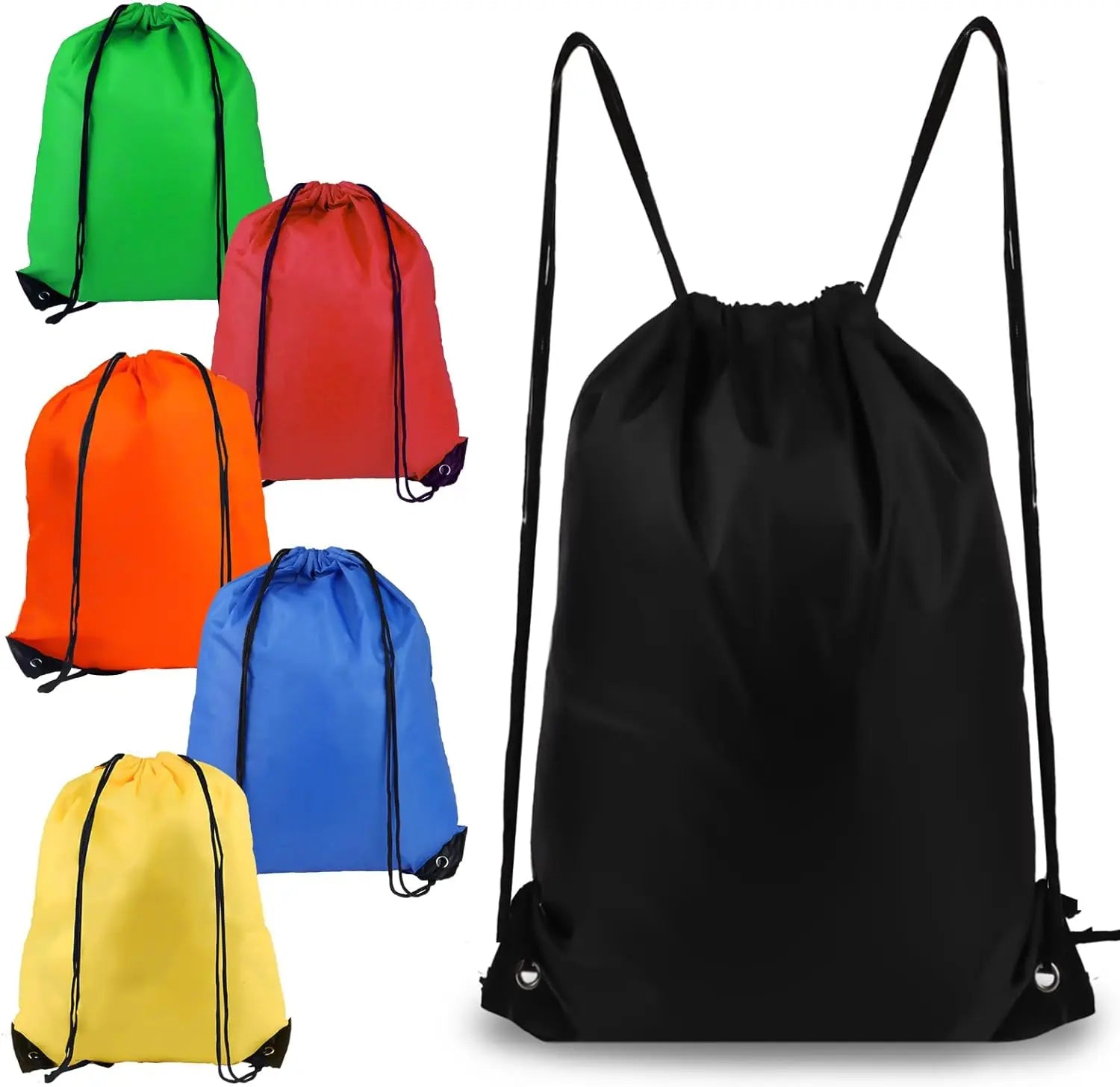 Candy  Gift Kids Teens Party Supplies  Wholesale Custom 34X43cm DIY Crafts  Events Large  Polyester Sports Drawstring Backpack