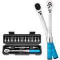 Bicycle Repair Tool Bicycle Torque Wrench 1/4 2-24Nm Road Mountain Bike Inner Hexagonal Plum Blossom Preset Torque Wrench