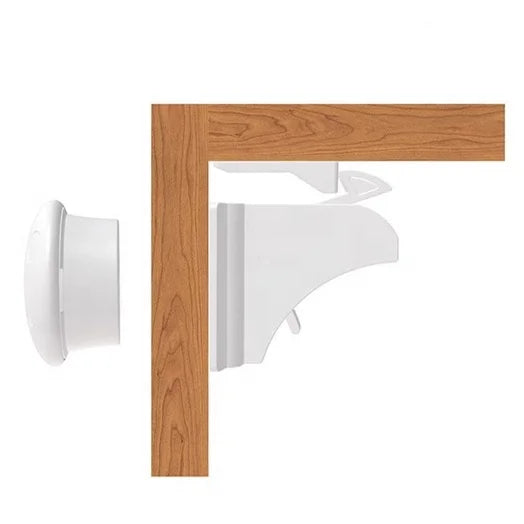 Adhesive Magnetic Lock System Easy-Fit Magnetic Cupboard Drawer Locks