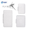 SML Transparent Ultra-thin Fly Hook Box Fly Fishing Hook Box Plastic Waterproof Bait Fishing Tackle Box