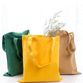 Custom Logo Canvas Tote Bag Large Capacity Eco Friendly Cotton Shoulder Bags for Women Shopping Grocery Casual Travel Handbag